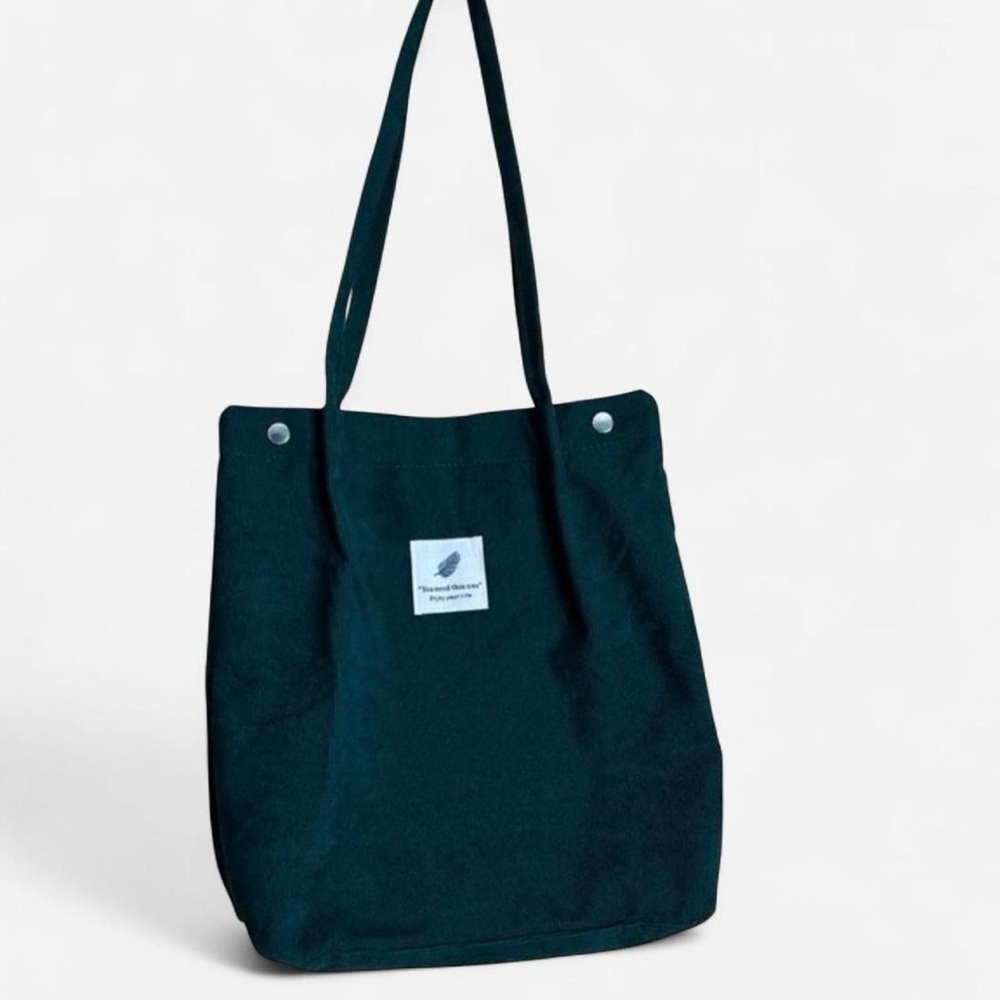 Women’s tote bag corduroy light weight - Picture 5 of 6